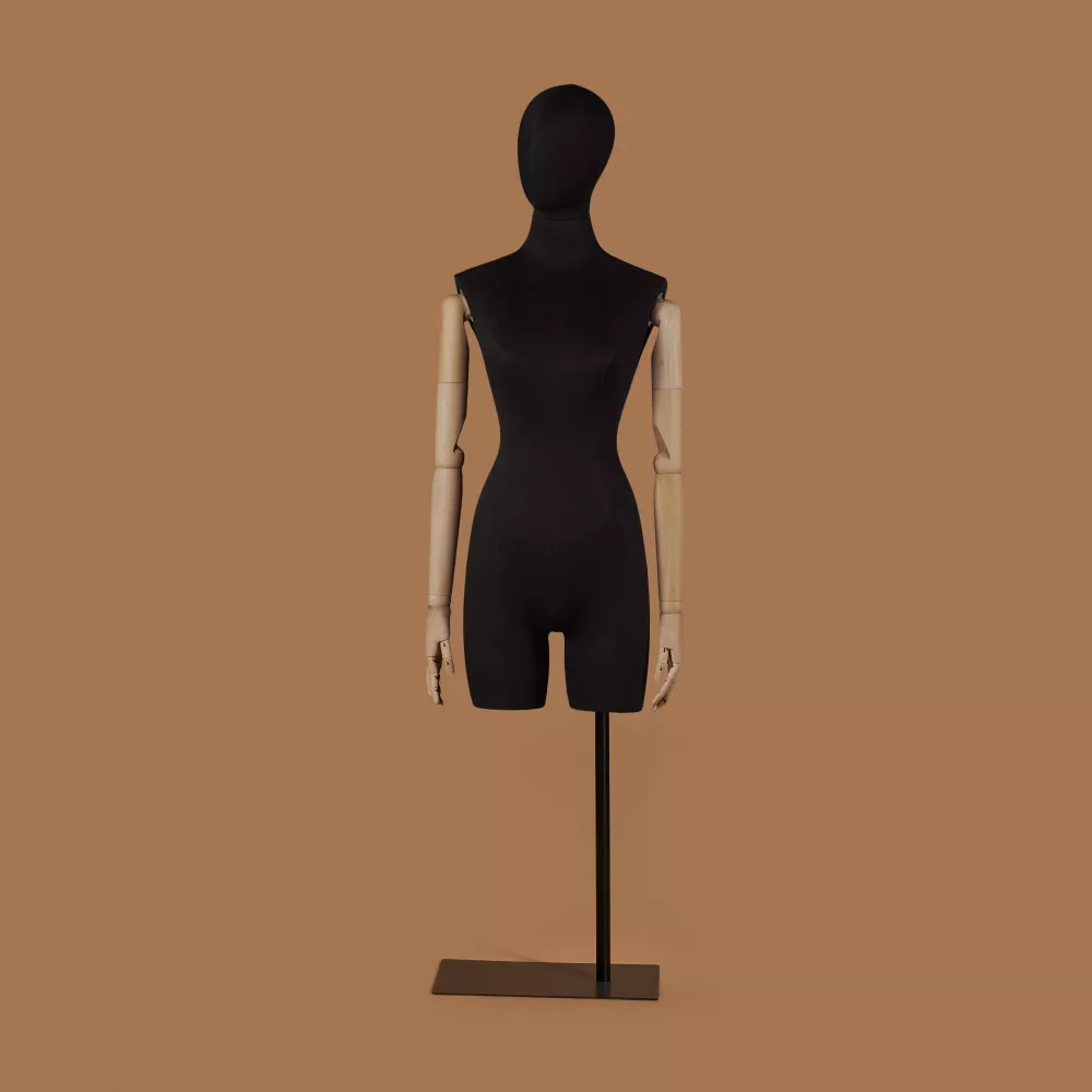 Female Torso Mannequin (TMK-PS-P907BK)