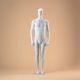 male eco white mannequin