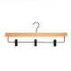HGR-WD-013 – Beech wood hanger with metal clips