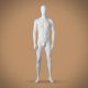 male eco white mannequin