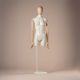 LUF-T-WH a female mannequin torso for modern displays