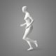 STF85 Sports Matte White Female Mannequin Runner